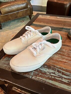 Vans Chima Ferguson Pro Sport Vintage Leather White/Green Size 10.5 Mens